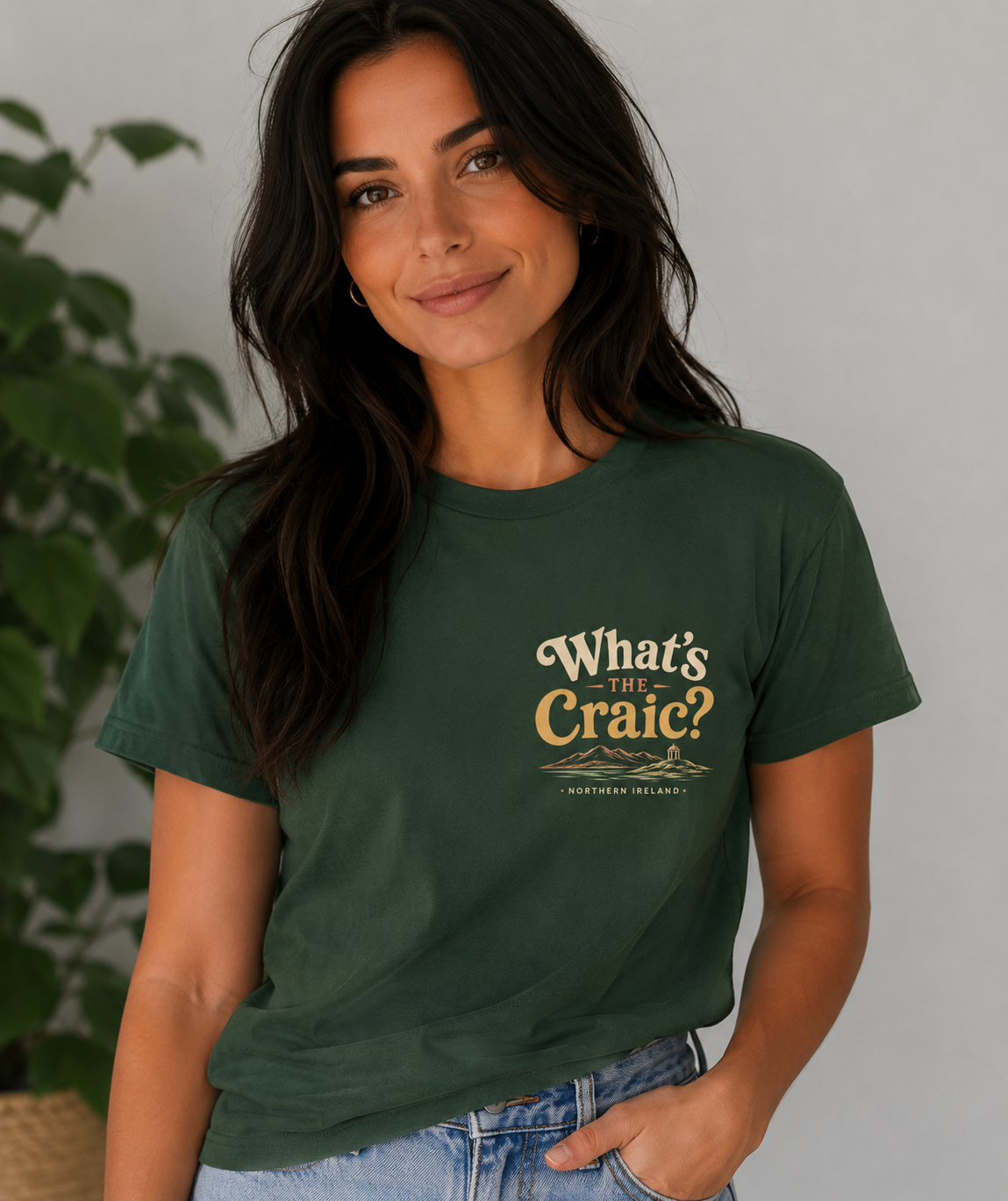 What's the Craic? T-shirt — Large Print