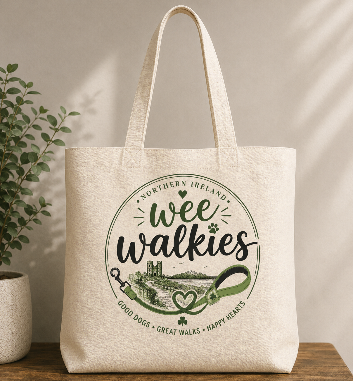 Wee Walkies Tote Bag