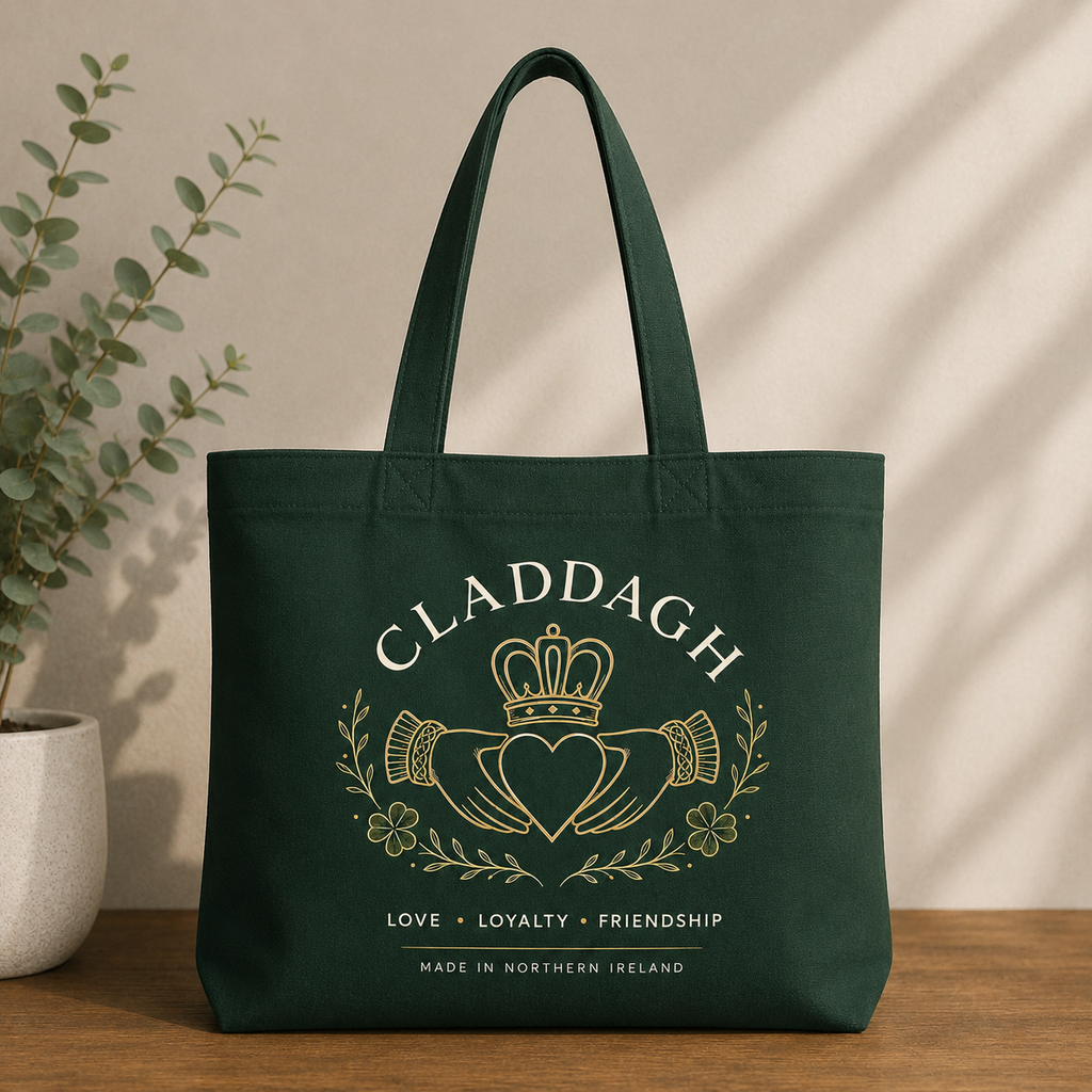 Claddagh Tote Bag — Green