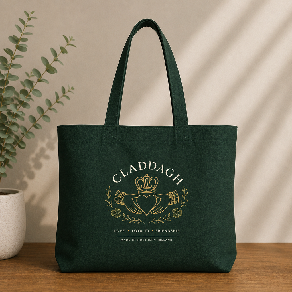 Claddagh Tote Bag — Green